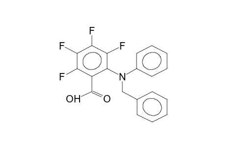 2-(N-PHENYL-N-BENZYLAMINO)-3,4,5,6-TETRAFLUOROBENZOIC ACID