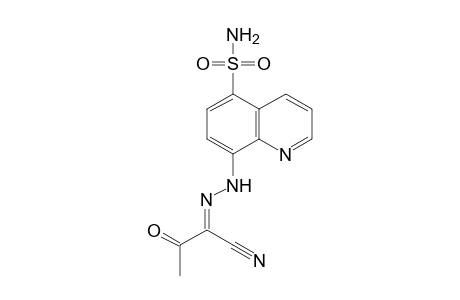 (E)-2-oxo-N'-(5-sulfamoylquinolin-8-yl)propanehydrazonoyl cyanide