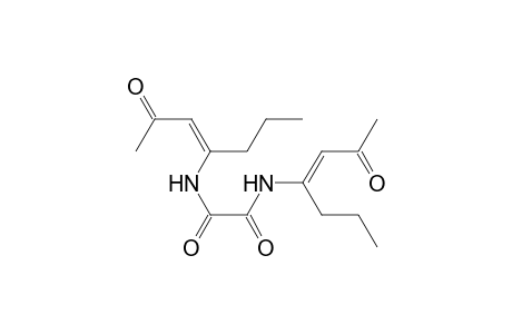 Ethanediamide, N,N'-bis(3-oxo-1-propyl-1-butenyl)-
