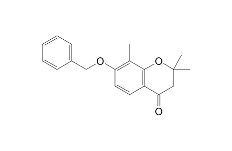 7-[Benzyloxy]-2,2,8-trimethyl-4-chromanone
