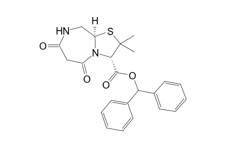 2,2-Dimethyl-4,6-dioxo-3-[(diphenylmethyl)oxycarbonyl]-1,4-diazacycloheptano[3,4-b]-(1,3)-thiazolidine