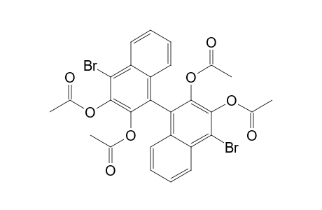 4,4'-Dibromo-2,3,2',3'-tetrahydroxy-1,1'-binaphthyl tetraacetate