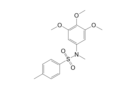 N,4-dimethyl-N-(3,4,5-trimethoxyphenyl)benzenesulfonamide