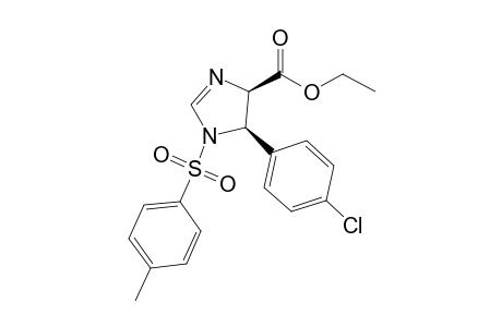(4R,5R)-cis-4-(Eyhoxycarbonyl)-5-(4-chlorophenyl)-1-N-tosyl-2-imidazoline