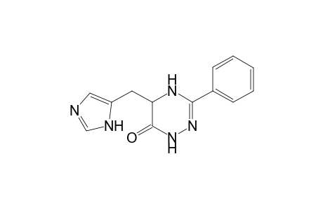 5-(3H-Imidazol-4-ylmethyl)-3-phenyl-4,5-dihydro-1H-[1,2,4]triazin-6-one