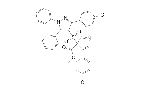 METHYL-3-(4',5'-DIHYDRO-1',5'-DIPHENYL-3'-(PARA-CHLOROPHENYL)-PYRAZOL-4'-YLSULFONYL)-4-(PARA-CHLOROPHENYL)-3H-PYRROLE-3-CARBOXYLATE