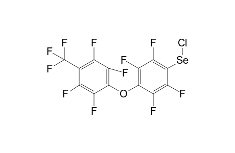 4-(4'-Trifluoromethyltetrafluorophenoxy)tetrafluorobenzeneselenenyl Chloride