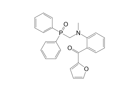 o-[Diphenylphosphinoylmethyl(methyl)amino]phenyl 2-furyl ketone