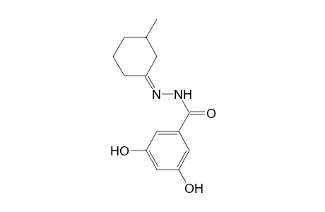 Benzhydrazide, 3,5-dihydroxy-N2-(3-methylcyclohexylideno)-