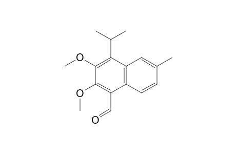 4-ISOPROPYL-2,3-DIMETHOXY-6-METHYL-1-NAPHTHALDEHYDE