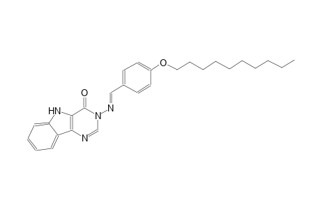 3-({(E)-[4-(decyloxy)phenyl]methylidene}amino)-3,5-dihydro-4H-pyrimido[5,4-b]indol-4-one