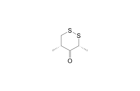 cis-3,(5 or 6)-Dimethyl-1,2-dithian-4-one