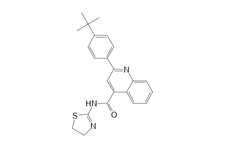 2-(4-tert-butylphenyl)-N-(4,5-dihydro-1,3-thiazol-2-yl)-4-quinolinecarboxamide