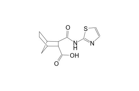bicyclo[2.2.1]heptane-2-carboxylic acid, 3-[(2-thiazolylamino)carbonyl]-