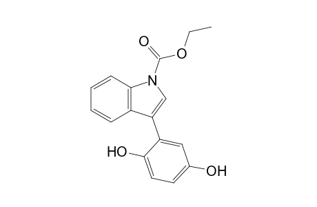 Ethyl 3-(2,5-dihydroxyphenyl)-1-indolcarboxylate