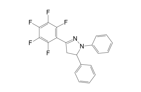 3-(Perfluorophenyl)-1,5-diphenyl-4,5-dihydro-1H-pyrazole