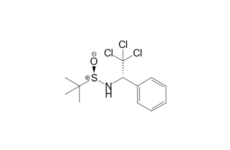tert-butyl-oxido-[[(1S)-2,2,2-trichloro-1-phenyl-ethyl]amino]sulfonium