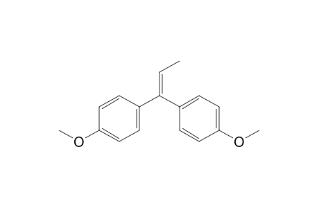 1,1-bis(p-methoxyphenyl)propene