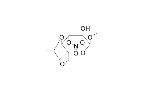 METHYL 4,6-O-ETHYLIDENE-ALPHA-D-GLUCOPYRANOSIDE, 3-O-NITRATE