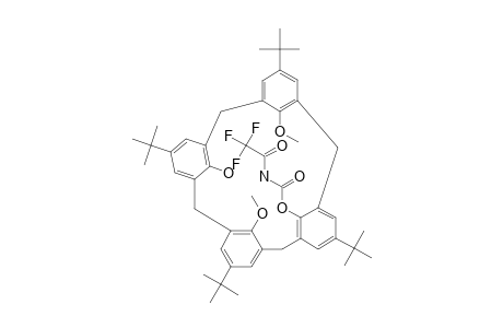 5,11,17,23-TETRAKIS-TERT.-BUTYL-25,27-DIMETHOXY-26-TRIFLUOROACETYLAMINOCARBONYLOXY-28-HYDROXYCALIX-[4]-ARENE