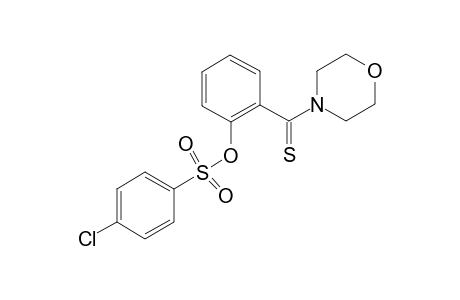 (2-morpholin-4-ylcarbothioylphenyl) 4-chloranylbenzenesulfonate