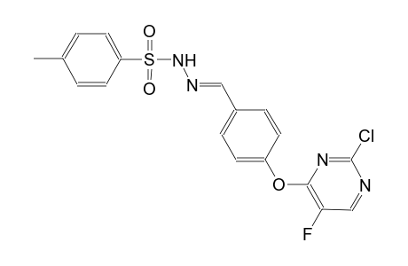 benzenesulfonic acid, 4-methyl-, 2-[(E)-[4-[(2-chloro-5-fluoro-4-pyrimidinyl)oxy]phenyl]methylidene]hydrazide