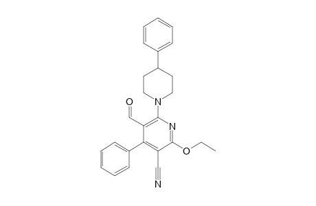 2-Ethoxy-5-formyl-4-phenyl-6-(4-phenyl-1-piperidinyl)-3-pyridinecarbonitrile