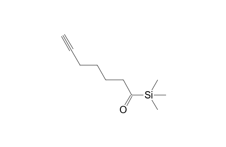 1-trimethylsilylhept-6-yn-1-one