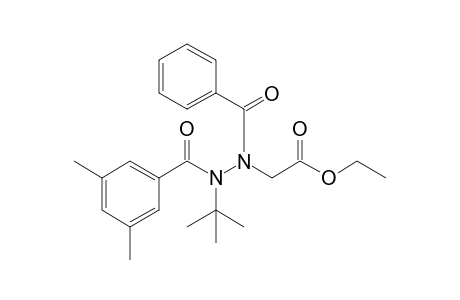 2-[benzoyl-[tert-butyl-(3,5-dimethylbenzoyl)amino]amino]acetic acid ethyl ester