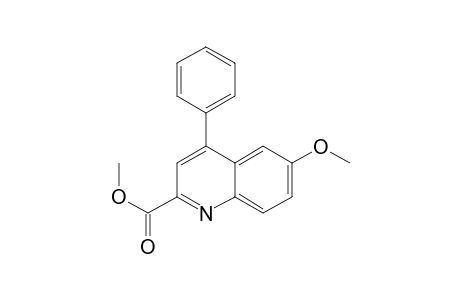 6-Methoxy-4-phenyl-2-quinolinecarboxylic acid methyl ester