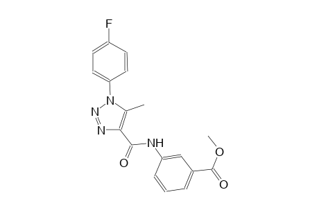 benzoic acid, 3-[[[1-(4-fluorophenyl)-5-methyl-1H-1,2,3-triazol-4-yl]carbonyl]amino]-, methyl ester