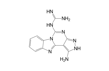 1-(1-amino-2H-benzo[4,5]imidazo[1,2-c]pyrazolo[4,3-e]pyrimidin-5-yl)guanidine