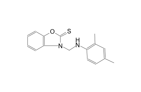 2(3H)-benzoxazolethione, 3-[[(2,4-dimethylphenyl)amino]methyl]-