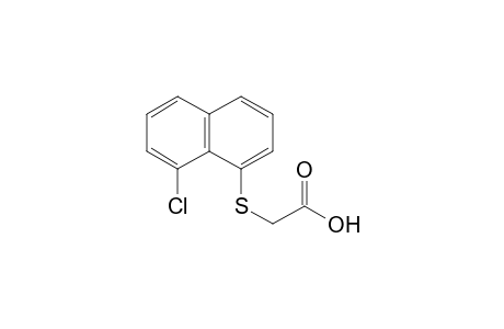 2-(8-Chloro-1-naphthylthio)acetic acid