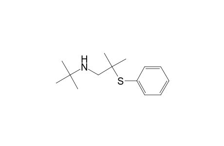 1-Propanamine, N-(1,1-dimethylethyl)-2-methyl-2-(phenylthio)-