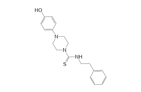 4-(4-Hydroxyphenyl)-N-(2-phenylethyl)-1-piperazinecarbothioamide