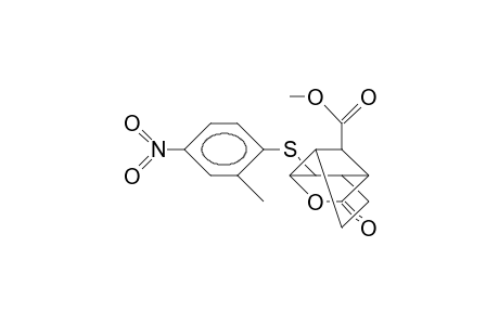 Methyl-(2sr, 7RS)-2-(2'-methyl-4'-nitrophenylthio)-4-oxa-5-oxotricyclo-[4.4.0.0(3,8)]-decan-7-carboxylate