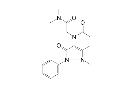 2-(N-(2,3-Dimethyl-5-oxo-1-phenyl-3-pyrazolin-4-yl)acetamido)-N,N-dimethylacetamide