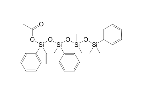 1-acetoxy-3,5,5,7,7-pentamethyl-1,3,7-triphenyl-1-vinyltetrasiloxane