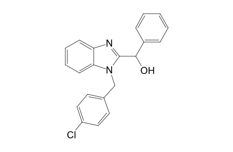 1H-1,3-Benzimidazole-2-methanol, 1-[(4-chlorophenyl)methyl]-.alpha.-phenyl-