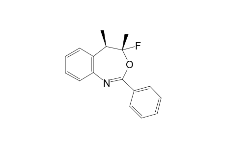 (4S,5R)-4,5-Dimethyl-4-fluoro-2-phenyl-4,5-dihydrobenzo[d]-1,3-oxazepine