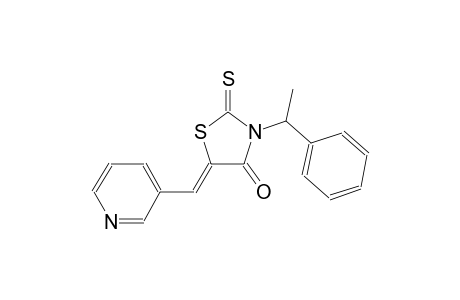 (5Z)-3-(1-phenylethyl)-5-(3-pyridinylmethylene)-2-thioxo-1,3-thiazolidin-4-one