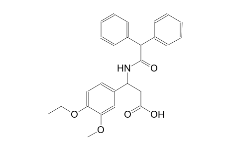 N-(diphenylacetyl)-3-(4-ethoxy-3-methoxyphenyl)-beta-alanine