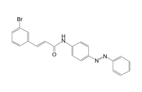 2-propenamide, 3-(3-bromophenyl)-N-[4-[(E)-2-phenylazo]phenyl]-, (2E)-