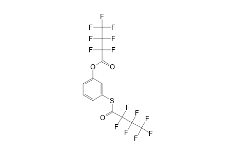 3-Mercaptophenol, S,o-bis(heptafluorobutyryl)-