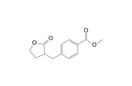 4-[(2-ketotetrahydrofuran-3-yl)methyl]benzoic acid methyl ester