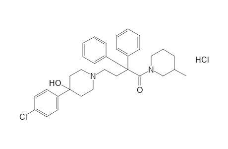 4-(p-chlorophenyl)-1-[3,3-diphenyl-4-(3-methylpiperidino)-4-oxobutyl]-4-piperidinol, monohydrochloride