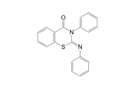 2,3-dihydro-3-phenyl-2-(phenylimino)-4H-1,3-benzothiazin-4-one