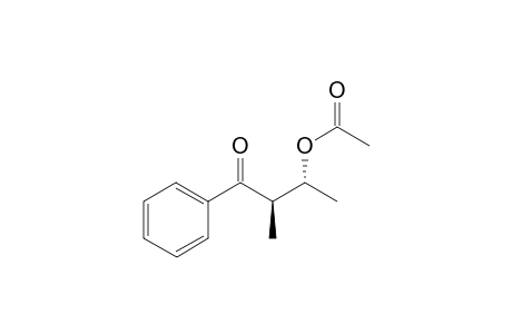 (2R,3R)-3-methyl-4-oxo-4-phenylbutan-2-yl acetate