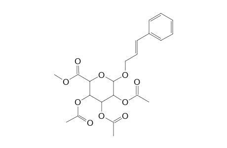 Methyl 2,3,4-Tri-O-acetyl-.beta.-O-cinnamylglucuronate